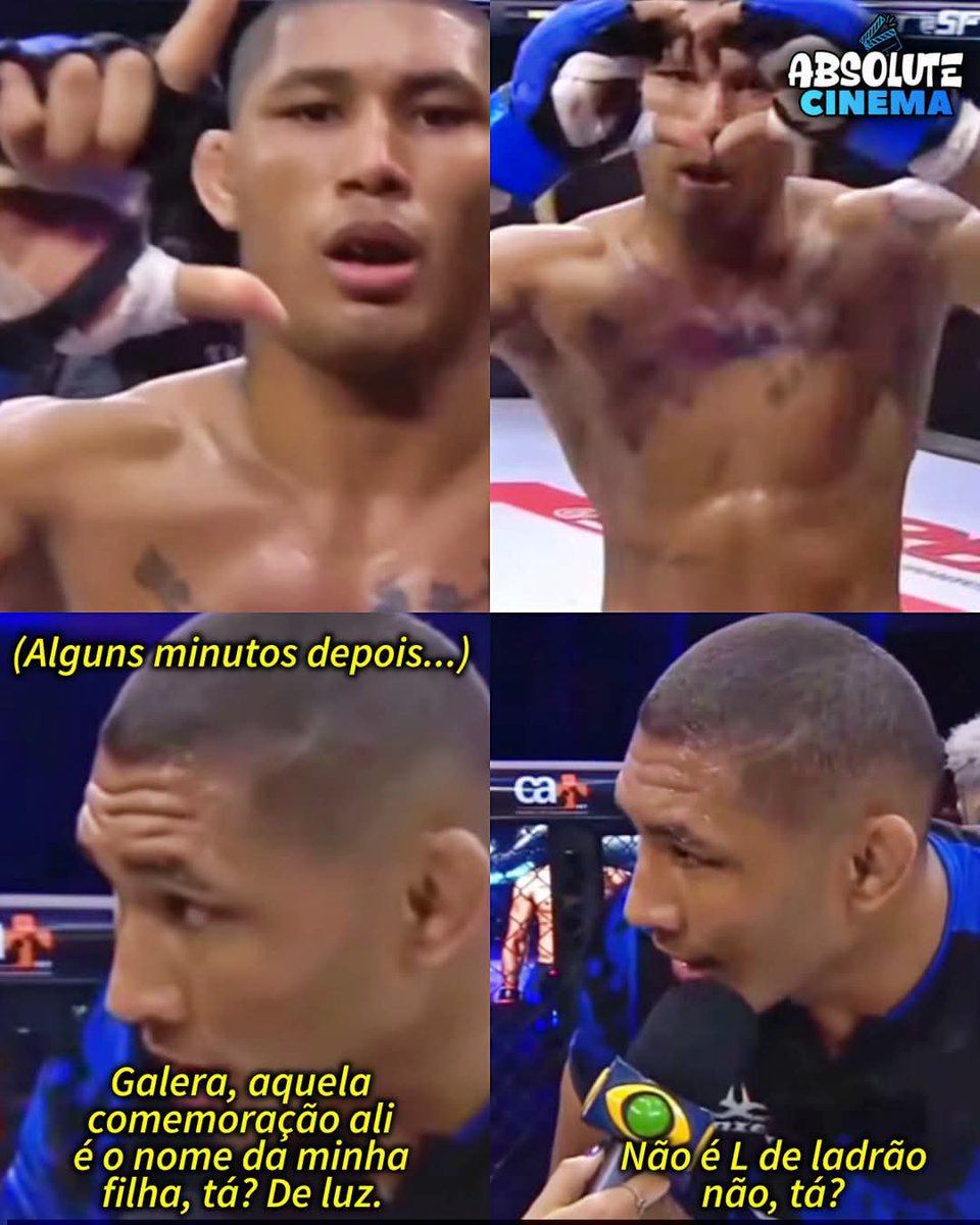 SensoCrtico1's tweet photo. O lutador de MMA Mario Souza, fez o L em comemoração e fez questão de explicar o significado. https://t.co/sD5R450YxS