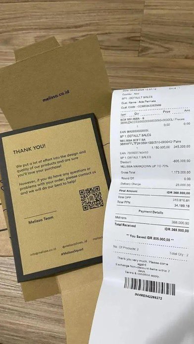 syaqcor's tweet photo. akhirnya kebeli juga melissa impian 🥹🤍
makasih PAYDAY SALE udah bikin harganya se-waras ini, definisi rezeki anak sholeha https://t.co/ttzO1WK9c2
