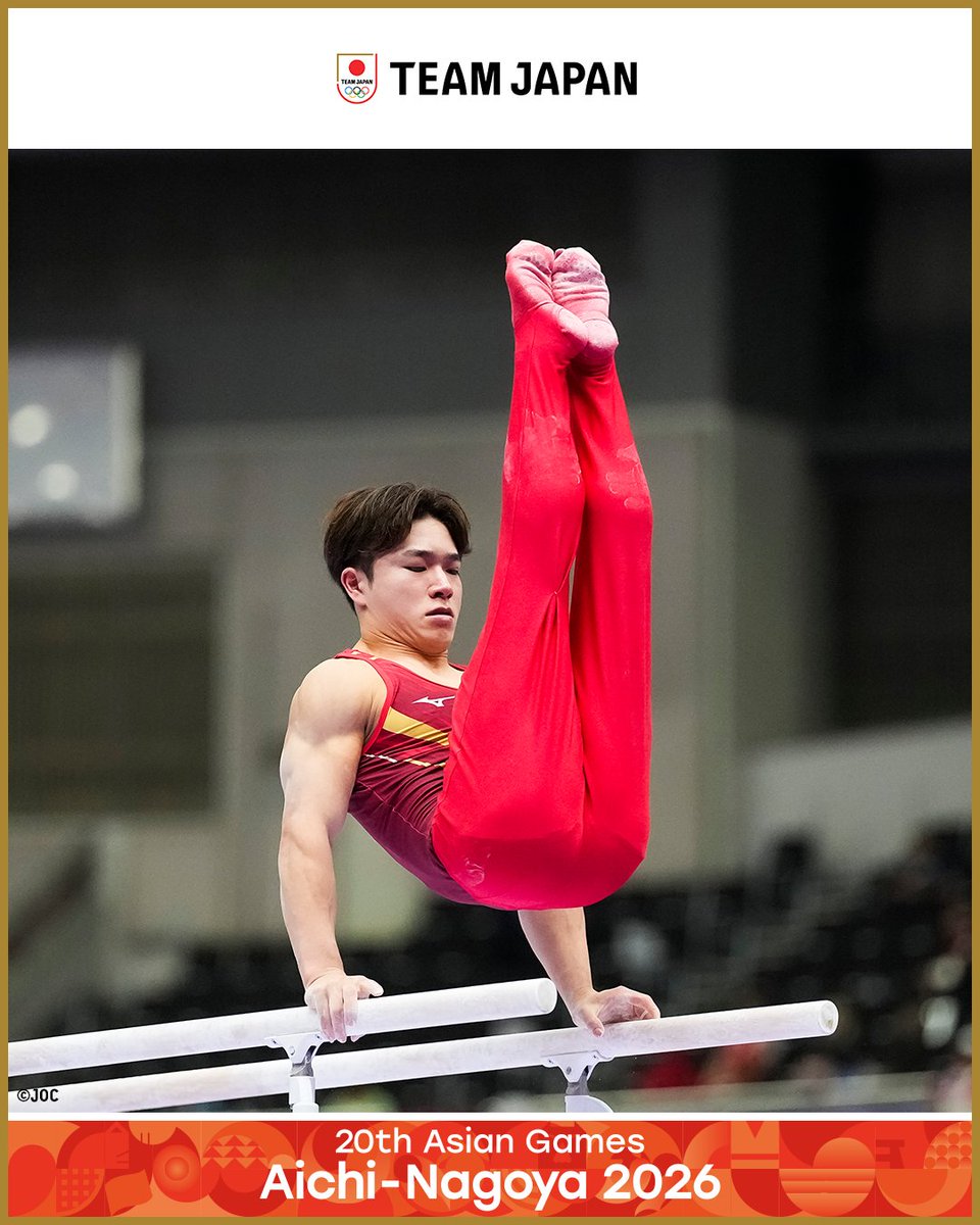 TeamJapan's tweet photo. ◤ 📸TEAM JAPAN Shots #愛知名古屋2026 ◢

🤸体操競技
男子団体
2位🥈

ライバル・中国との接戦の末、銀メダルを獲得👏

@GymnasticsJapan
#ともに一歩踏み出す勇気を

愛知・名古屋アジア大会はTBS ▶︎ @TBS_TV_S1 https://t.co/MbpOBQ6aoj
