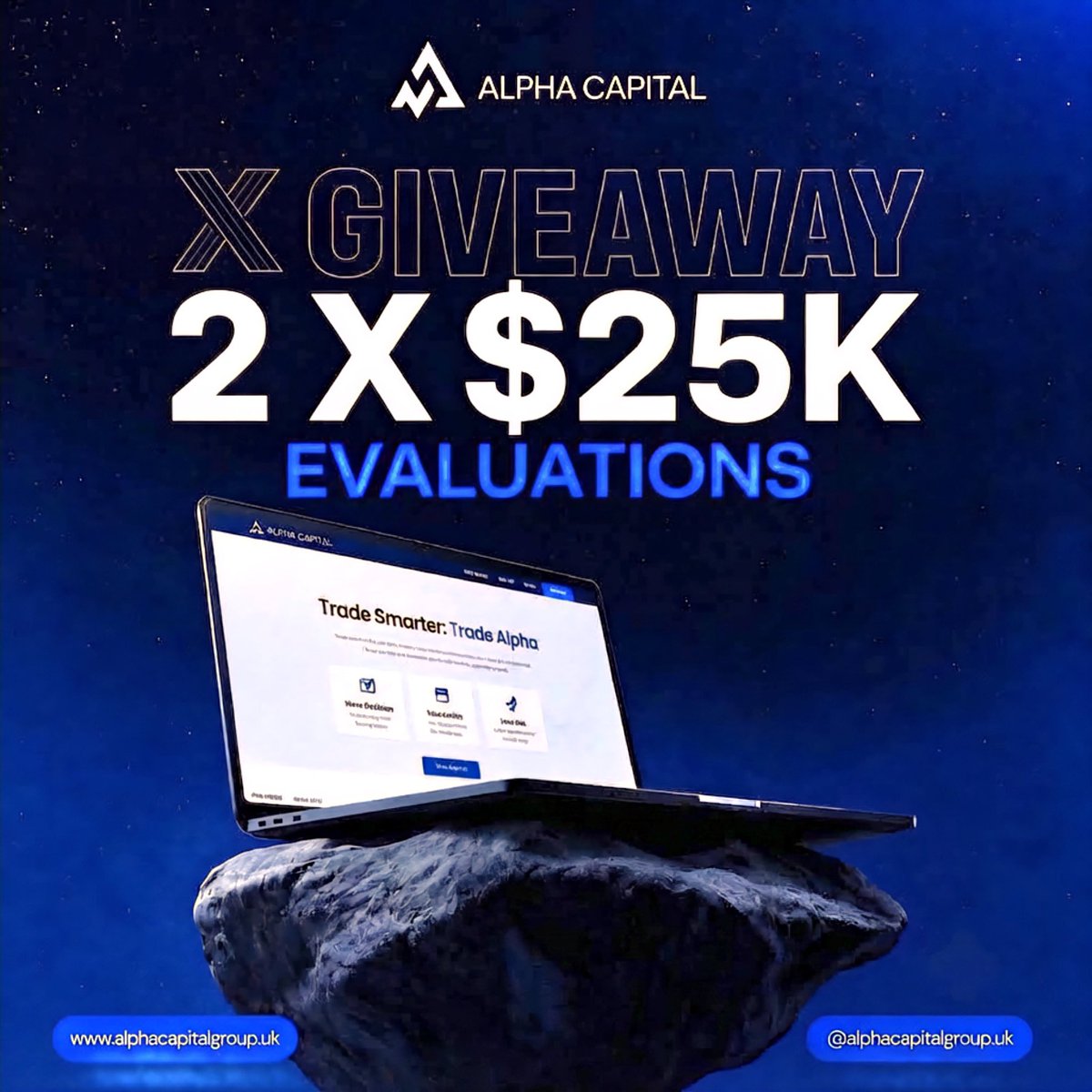 Hunter_Fx1's tweet photo. 2x $25K Alpha Capital evaluations up for grabs

Buy an account with my code
𝐇𝐔𝐍𝐓𝐄𝐑𝟓𝟎  50% off
and get $25k account for free.

➡️ Follow @AlphaCapitalUK
@Hunter_Fx1
@Starter_Legacy

Liked + RT’d
Tag 3 traders

https://t.co/9UGw5FftWk

Good luck to everyone 🎯 https://t.co/zvrXtXIeMj