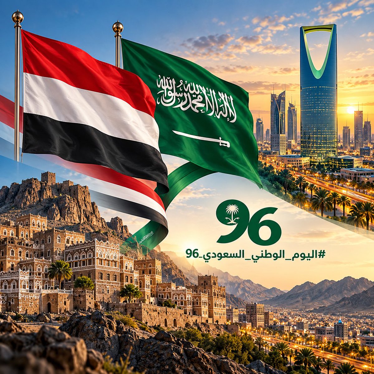 mst1230001's tweet photo. بمناسبة #اليوم_الوطني_السعودي_96 🇸🇦، أرفع أصدق التهاني والتبريكات إلى قيادة المملكة العربية السعودية وشعبها الشقيق، سائلًا الله أن يحفظ المملكة، ويديم عليها نعمة الأمن والأمان والعز والازدهار.

كل عام والسعودية قيادةً وشعبًا بخير، وكل عام وعلاقات الأخوة اليمنية السعودية وشراكتهما الاستراتيجية أكثر رسوخًا 🇸🇦🇾🇪
الصحفي /مصطفى القطيبي