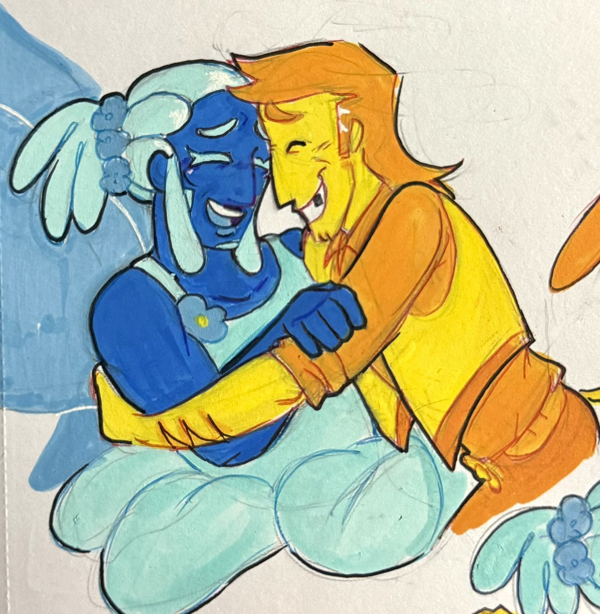 jingling_jester's tweet photo. Forcing myself to draw traditionally again bleghhhh #blellow https://t.co/BUGnpekuTK