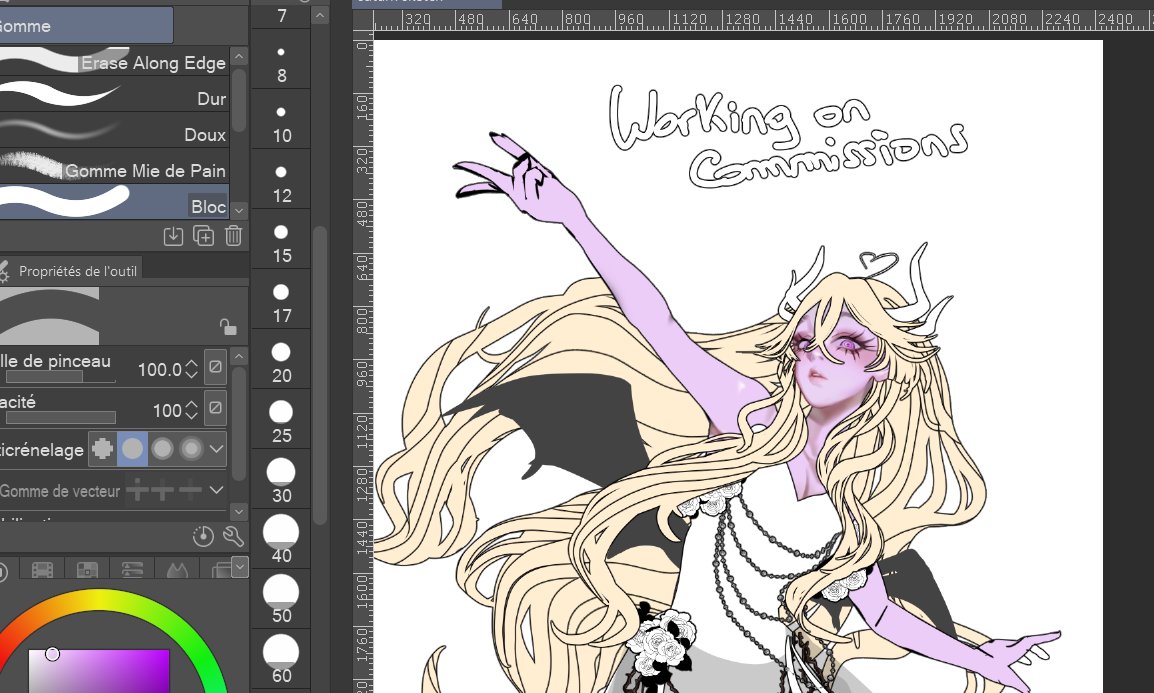 dai_draw's tweet photo. WIP 

She has a face now, so unfortunately I have to finish the rest.

#WIP #WorkInProgress #AnimeArt #AnimeArtist #OCArt #OriginalCharacter #DigitalArt #DigitalArtist #ArtistOnX #ArtOnX https://t.co/v8yiOtyX0i