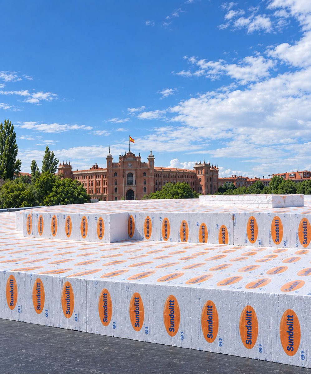 sundolitt_es's tweet photo. Hay lugares que hablan de la historia de Madrid y proyectos que construyen su futuro. Orgullos de que nuestro EPS forme parte de esta transformación en el nuevo Parque de Ventas. #Sundolitt #EPS #PoliestirenoExpandido #porexpan #ParqueVentas #Madrid #PlazaVentas https://t.co/vzHeAgXgtj
