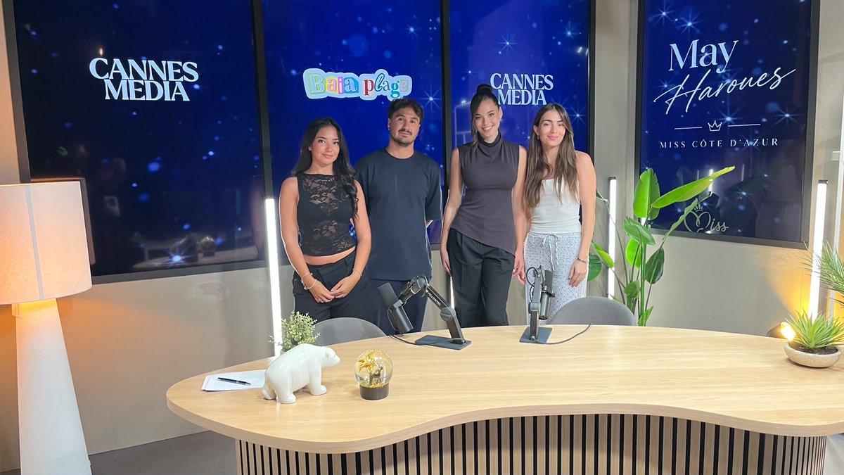 CBastideRouge's tweet photo. Un premier passage dans notre nouveau studio de podcast !

Media Cannes à @CBastideRouge pour réaliser une interview de la nouvelle Miss Côte d’Azur !

📍 Studios Cannes Bastide Rouge

#CannesBastideRouge #Podcast #StudioPodcast #MediaCannesRiviera #MissCoteDAzur https://t.co/uKLavWYs09