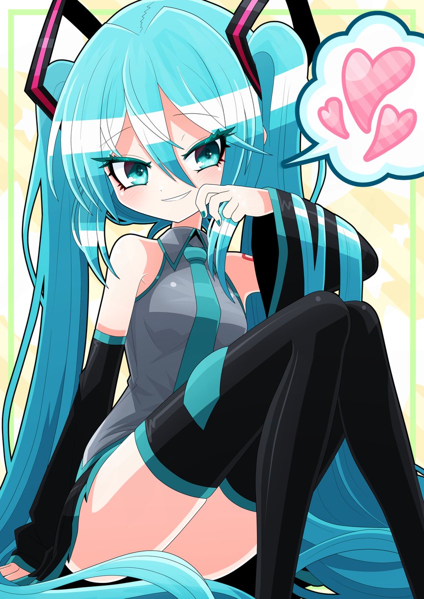 AmaIroSaMe489's tweet photo. つり目ミクさん https://t.co/70fZCbKyOF