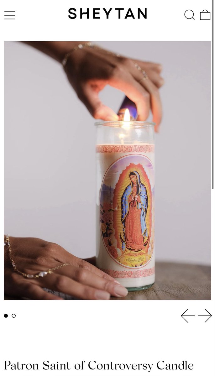 Mia Khalifa Sheytan jewelry candle promo Mia Khalifa Sheytan jewelry candle promo