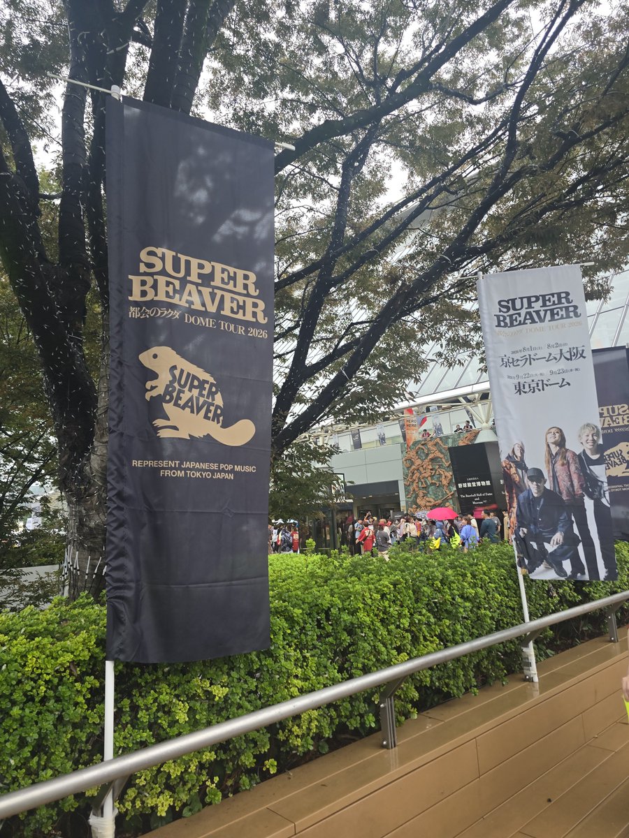 yuMWAMi's tweet photo. 今日は🦫東京ドームでした！
久しぶりの🦫楽しかった🎶
しかし、またもや雨…🤔 https://t.co/V6DMVlmazp