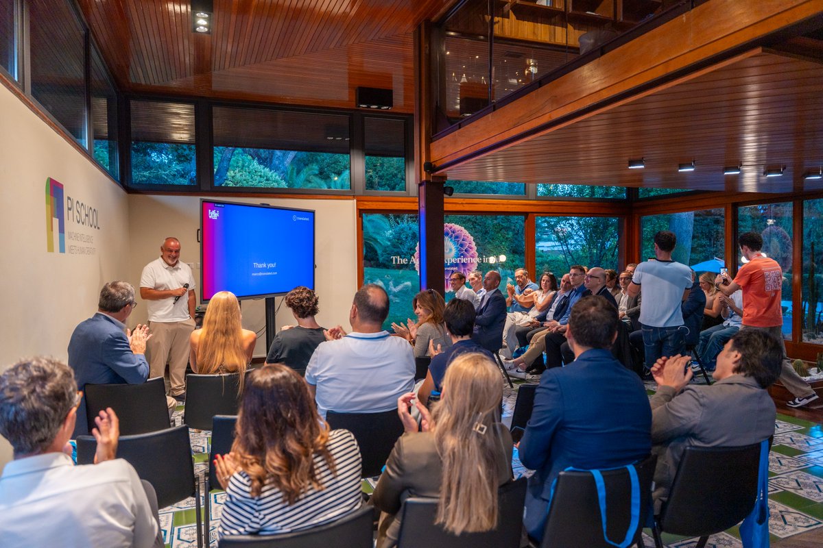 Translation's tweet photo. 🗣️ "Language is the most profound manifestation of human evolution, and we believe that solving translation will open a new era of global collaboration." 

Those words from our co-founder Marco Trombetti set the tone for "AI, From the Inside", the event we hosted at Pi Campus on Monday, September 21, as part of @romefutureweek 2026.

The co-founder Isabelle Andrieu retraced the story of Translated, we have been working on language and AI since 1999, back when teaching machines to grasp meaning still sounded like science fiction.

Marco then looked ahead in his keynote, "What Comes After AI?" He shared what our long-term research tells us about how close AI has come to human-level quality in translation, and why scaling today's models will not be enough to close the remaining gap. Closing it calls for a different route, and that is where Lara 3, the latest version of our specialized translation AI, comes in, with an innovative model that learns by doing.

It all started with a question that still drives Translated today: how can everyone understand and be understood in their own language?

#AI #Translation #RomeFutureWeek