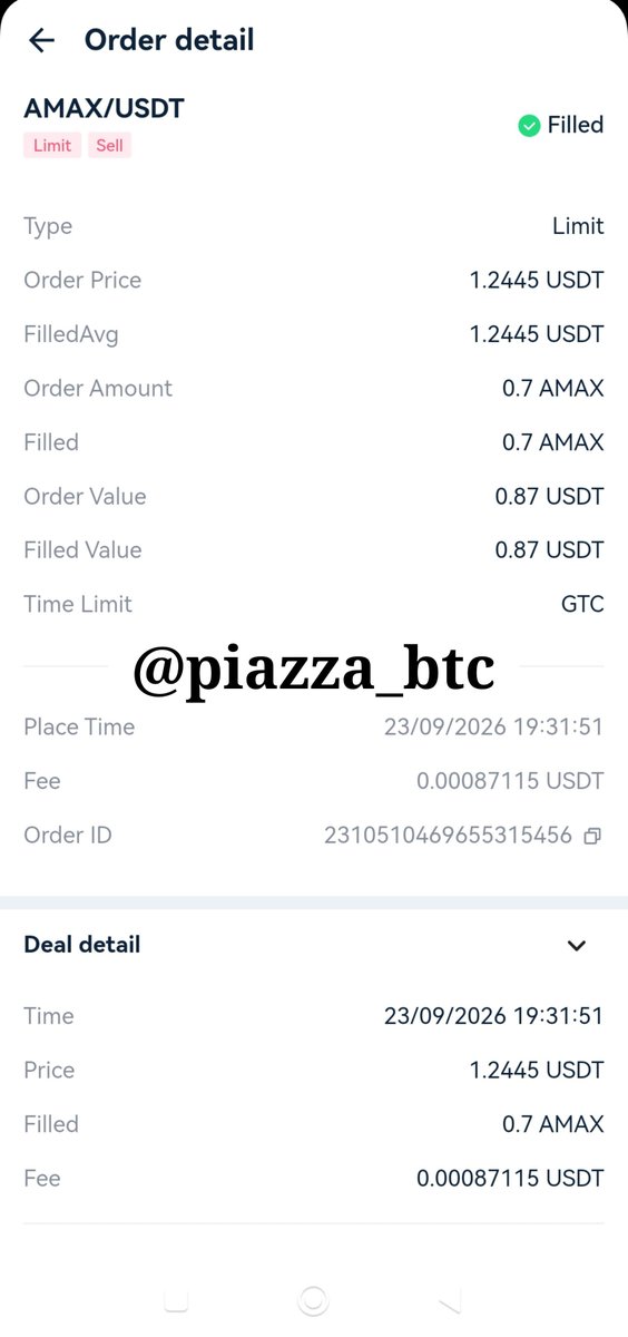 Piazza_btc's tweet photo. @ArmoniaHQ $AMAX momentum caught! Playing for the winning spot 

UID: 57965425

#TradeAMAX #Armonia https://t.co/TE30HxmIIU