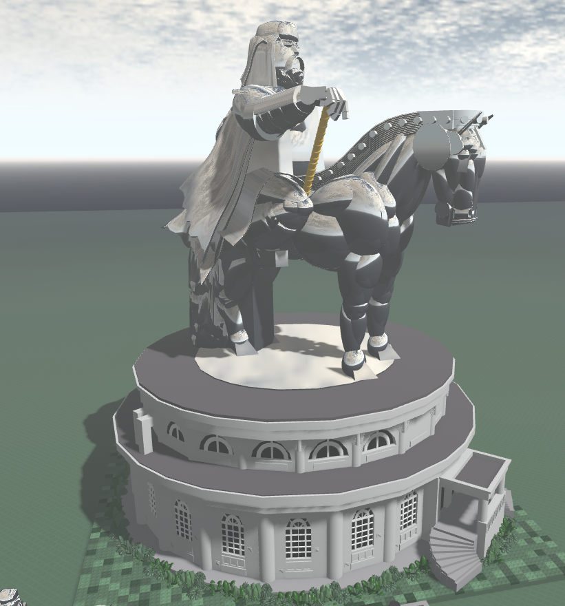 Thedoneon's tweet photo. Genghis Khan Statue Complex

it was for the nezzera contest but i misread the dates and didnt have time to properly finish it sadly

#nezzera #roblox https://t.co/Ft0Sh3iepV