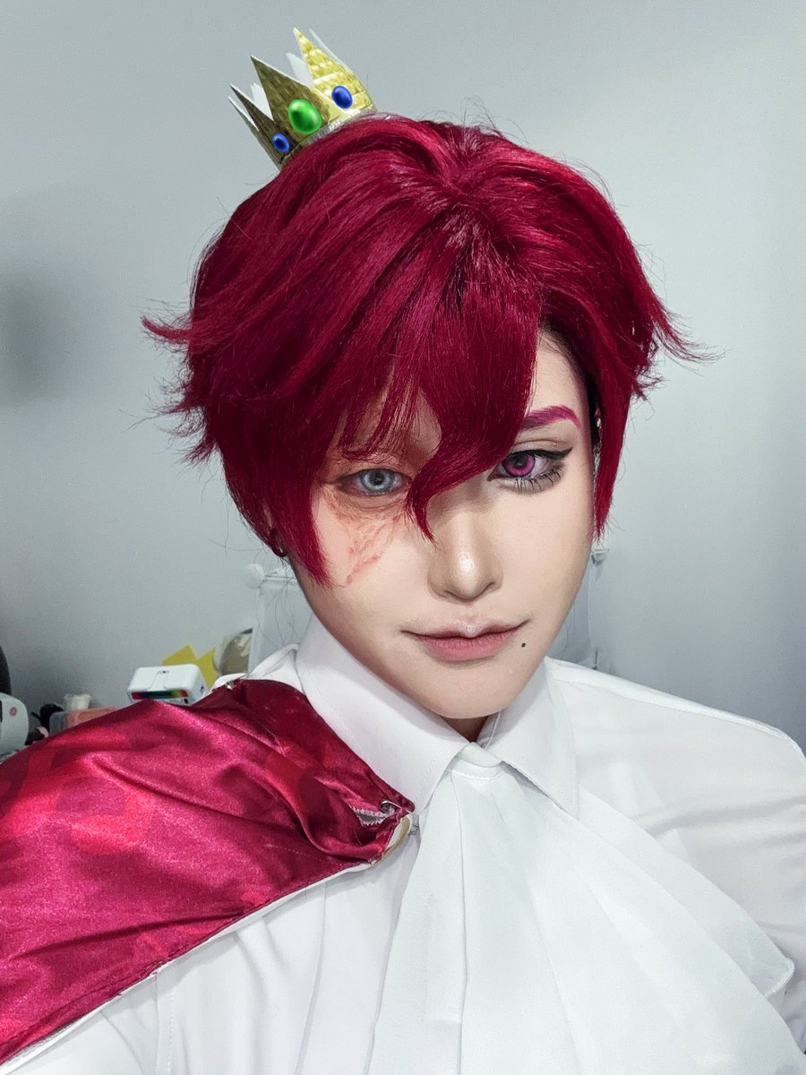 tianyin215's tweet photo. 大p特p了一顿…！只是试妆并不是完整的cosplay，已经买了衣服还没到😭
#KingOfCups #cosplay https://t.co/IEe7fdla2m