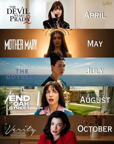 alirezashirazi's tweet photo. امسال سال بانو Anne Hathaway بوده. هر فیلمی پلی میکنی تصویر بانو میاد روی صفحه.
پنج فیلم فقط در یک سال https://t.co/cDtJRICnAH