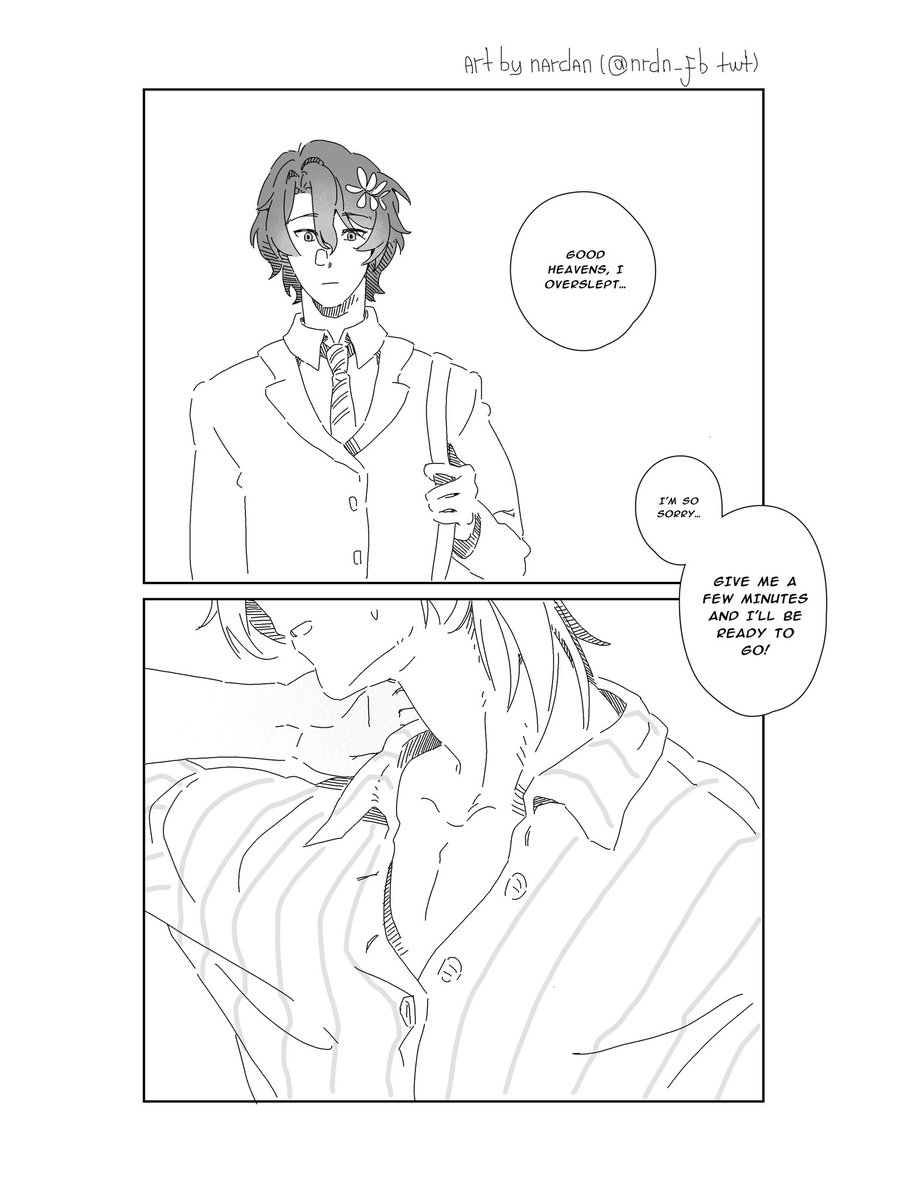 nrdn_fb's tweet photo. #ratiorine 
Morning.

Please forgive me if I misunderstood something
They’re so sweet, I could draw them all day long https://t.co/9KBdPPv6Xw