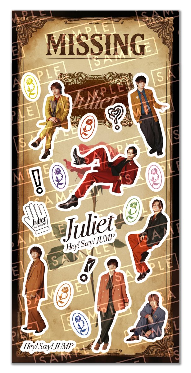 JUMP_Storm's tweet photo. .˚⊹⁺‧┈┈┈┈┈┈┈‧⁺ ⊹˚.
　New Album「Juliet」
　　特典絵柄公開！
.˚⊹⁺‧┈┈┈┈┈┈┈‧⁺ ⊹˚.

11.11(Wed)リリース！

可愛いからクール、
セクシーまで...！？

楽しみ方は自由自在！七変化！

豪華・豊富な種類を
今回もご用意しております✨

#Juliet

▼先着購入特典 https://t.co/AdUmlRpL7v