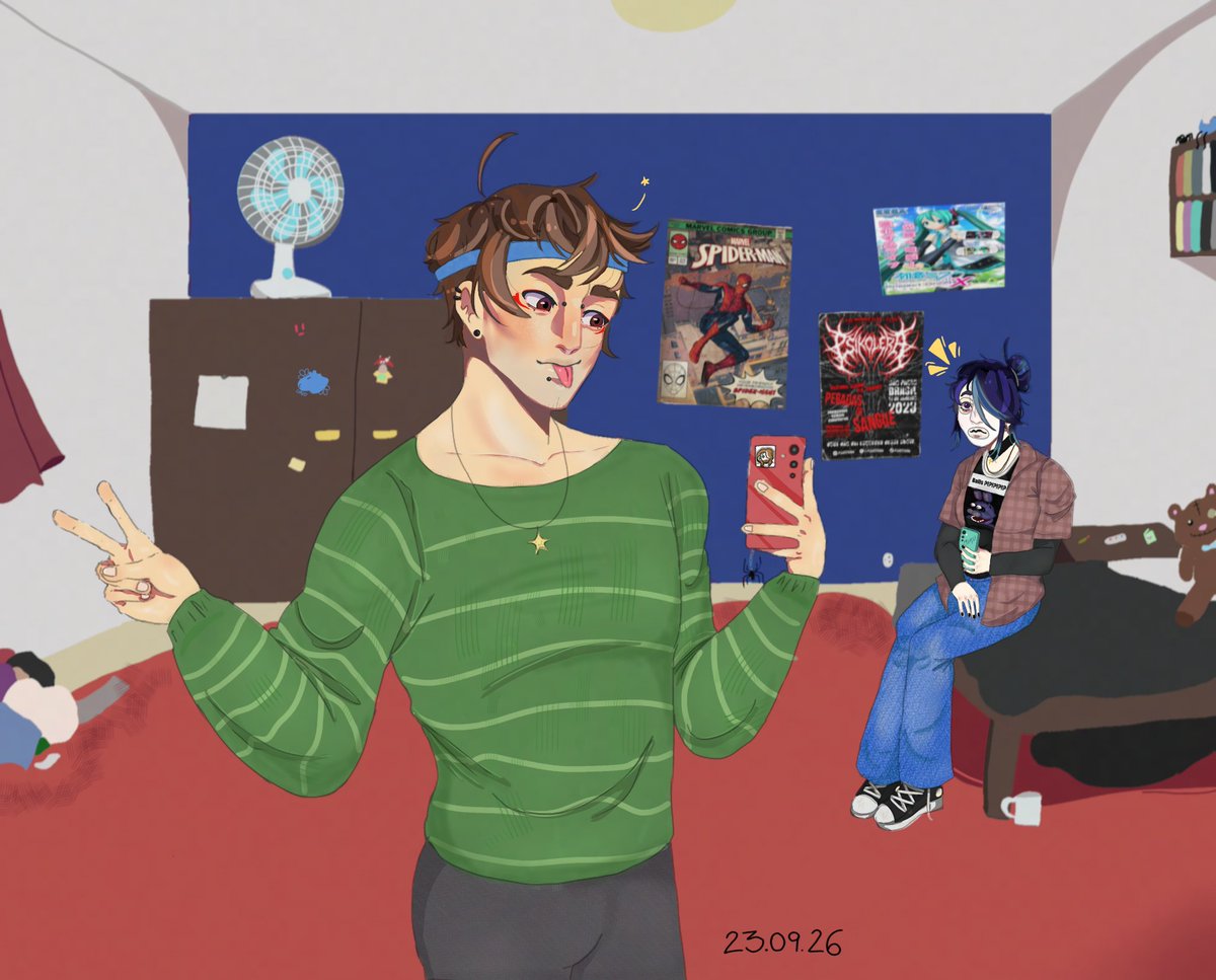 olistardrop's tweet photo. fiz o cenário igual minha cara pq fiquei com preguiça 

#qsmpfanart #parrotduo https://t.co/yXJFo9TWdK