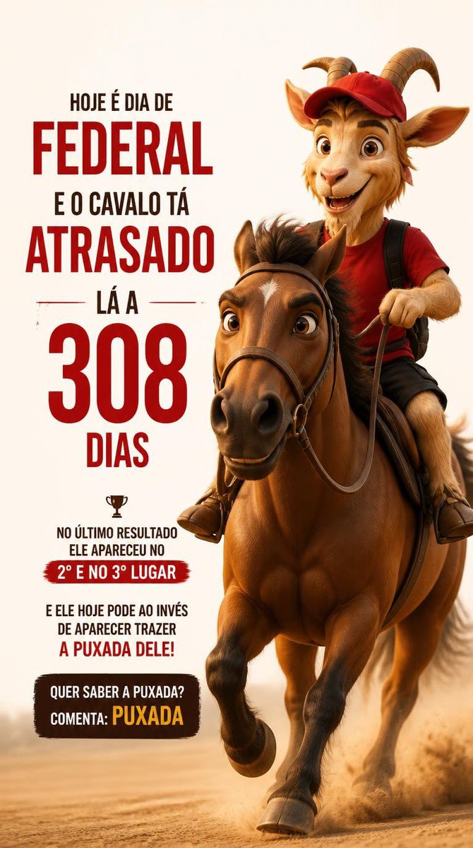 Bodedobicho's tweet photo. Hoje é Federal e o Cavalo tá chamando atenção: já são 308 dias de atraso. 👀🐎

Quer saber qual é?
Comenta: PUXADA.

#Bodinho #Analise #Observacao #Tendencias #Sequencias #Curiosidades #Interacao https://t.co/UyMXPCxn6k