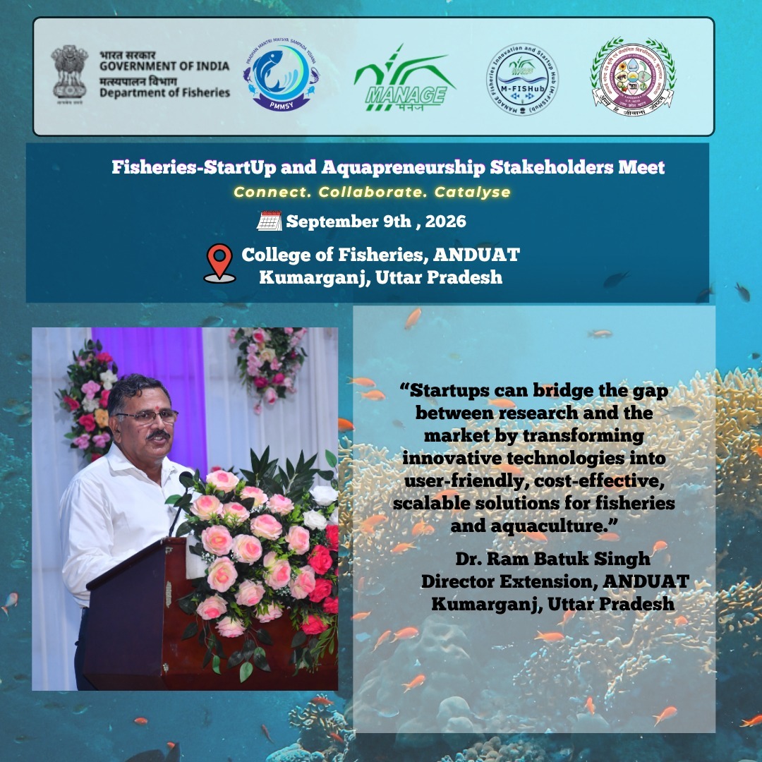 MANAGEFISHub's tweet photo. 𝐅𝐢𝐬𝐡𝐞𝐫𝐢𝐞𝐬 𝐒𝐭𝐚𝐫𝐭𝐔𝐩 & 𝐀𝐪𝐮𝐚𝐩𝐫𝐞𝐧𝐞𝐮𝐫𝐬𝐡𝐢𝐩 𝐒𝐭𝐚𝐤𝐞𝐡𝐨𝐥𝐝𝐞𝐫𝐬 𝐌𝐞𝐞𝐭 | 𝐊𝐮𝐦𝐚𝐫𝐠𝐚𝐧𝐣, 𝐔𝐭𝐭𝐚𝐫 𝐏𝐫𝐚𝐝𝐞𝐬𝐡 🌊🚀
#Fisheries #Aquaculture #Entrepreneurship #ANDUAT #MANAGE #MANAGEFISHub https://t.co/2iG2TyDHAu