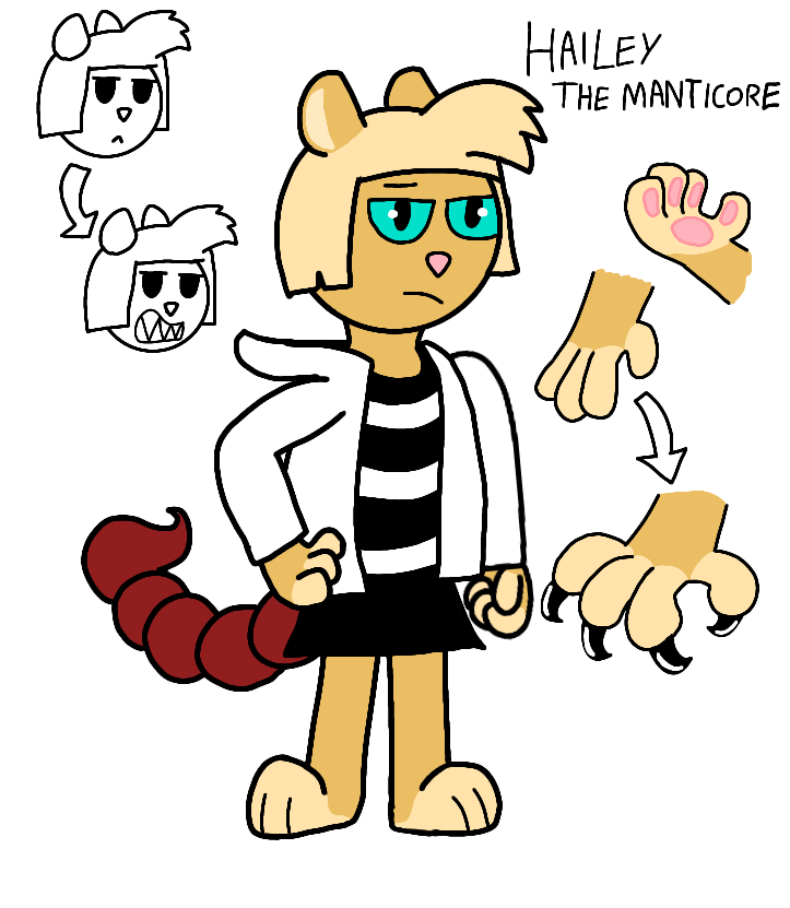 Mrdragonflu's tweet photo. That's If Hailey Is Going To Be A Monster, Namely A Manticore
#erma #webtoon #webcomic #fanart https://t.co/oJPD4Ek3dP