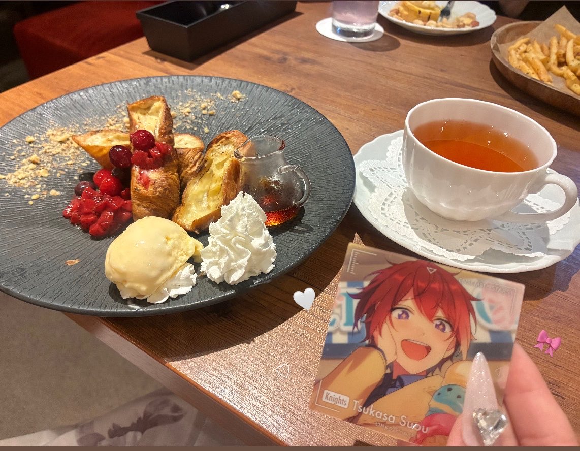 chuks2_'s tweet photo. なんだかんだ行く機会なくて初めてのカフェシナモン🤍できた時からずーっと行きたかったからやっとご飯食べに行けてうれしかったT ꒳ T おいしかったしBGMも素敵でしあわせだった🎀 https://t.co/d9N0hNQsWk