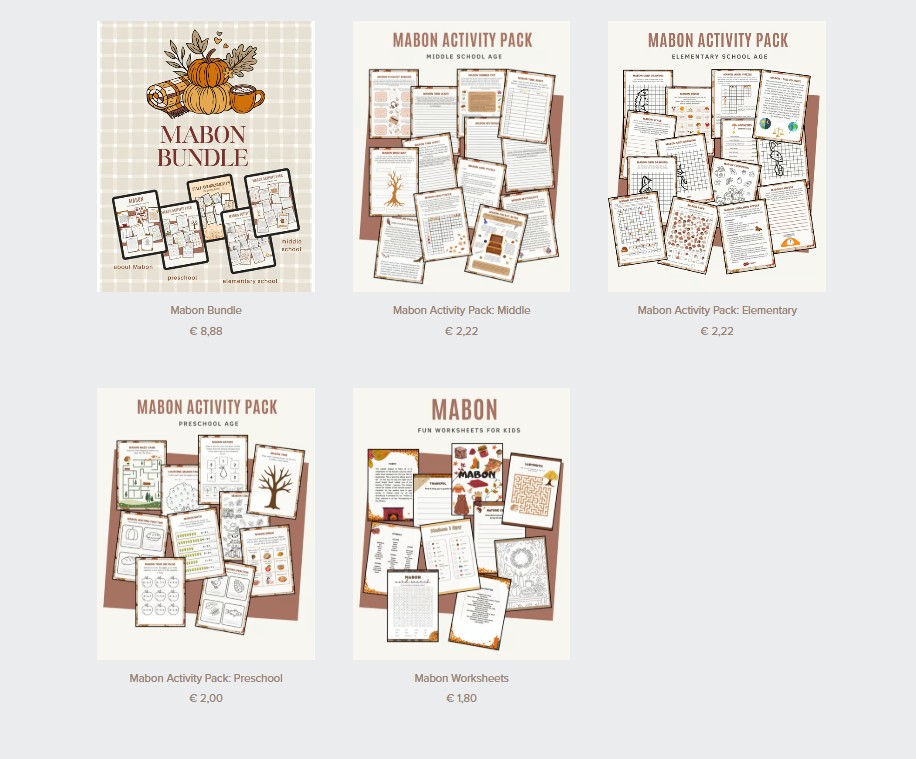 teretales's tweet photo. This evening a Mabon Sale will go live for all the Mabon worksheets, both on payhip and etsy!!!! 🍂✨ -25% off
*The Mabon bundle is only available on payhip
Payhip: https://t.co/NdNzLvfSAA
Etsy: https://t.co/eZuAybzoDa
🍎Blessed Mabon to everyone! 🕯
#mabon #mabonforkids https://t.co/yIrj7gxpZA