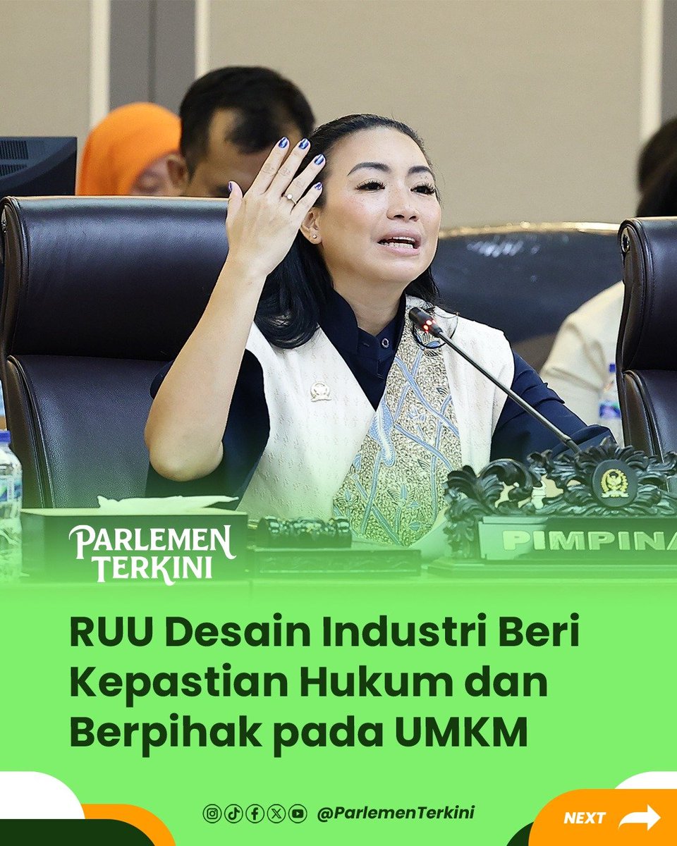 TirtaKamila's tweet photo. RUU desain industri beri kepastian hukum dan berpihak pada UMKM ✍️☑️ https://t.co/RIm40Nf53H