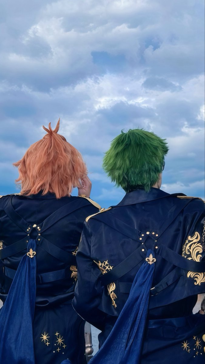 kagamine_renrin's tweet photo. 【仮装 / twst / 
      Trey Clover♣️♦️Cater Diamond】
⋆┈┈┈┈┈┈┈┈┈┈┈┈┈┈┈⋆

- Ponte Vecchio -

⋆┈┈┈┈┈┈┈┈┈┈┈┈┈┈┈⋆

#Dハロ仮装2026
#Dハロ仮装
#Dハロツイステ https://t.co/deU9jdDx7y