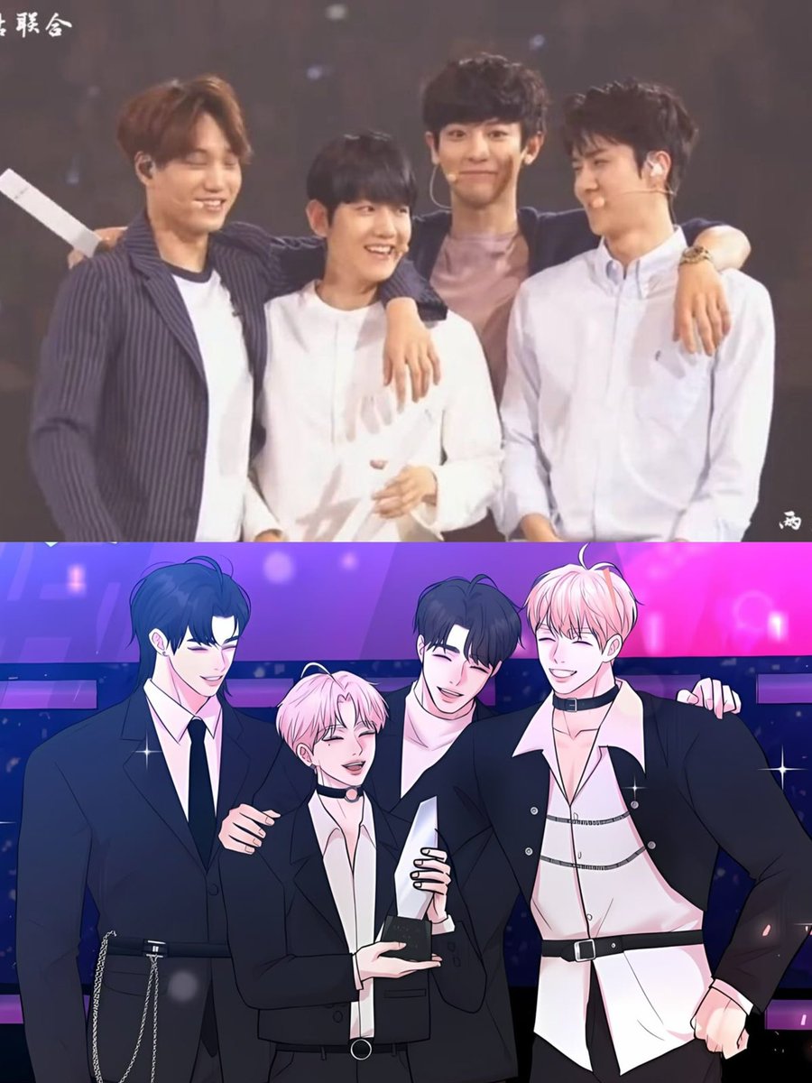 kamonica4's tweet photo. ลองเอารูปมาใส่ต่อกัน โอเคเป๊ะมากกก ชานแบคไคฮุน กี๊สสสสส 😭 https://t.co/5cN07Q0pcc