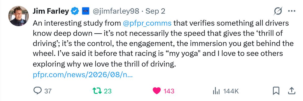 PFPR_Comms's tweet photo. ... resonate with media and drive engagement across social channels (as well as get noticed by @jimfarley98, global CEO at @Ford!). Find the podcast here:

Apple: https://t.co/ZgwojR7JzM

Spotify: https://t.co/URfKHBYVrF

Acast: https://t.co/jtPV57UOil

(2/2) https://t.co/hM7B5yO565