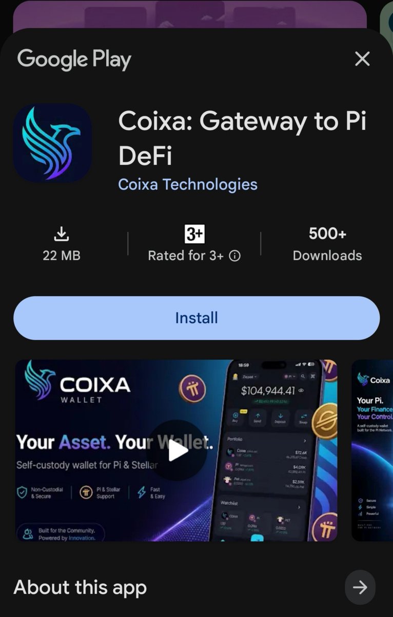iawadh8990's tweet photo. 🚀 Pi DeFi का नया कदम! @CoixaFi का Pi DeFi Gateway अब Android पर LIVE है 📱⚡
💱 Fiat → Crypto instant conversion के साथ Pi ecosystem में utility का एक और दरवाज़ा खुला! 🔥 #PiNetwork #PiDeFi #PiCoin #gcv https://t.co/QTbMjNl60T