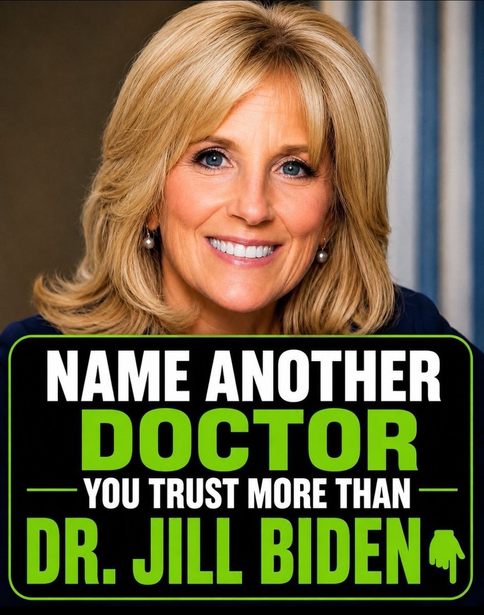 rozali_126's tweet photo. NAME ANOTHER DOCTORDR YOU SUPPORT MORE THAN DR JULL BIDEN.. https://t.co/B91NPKiHPR