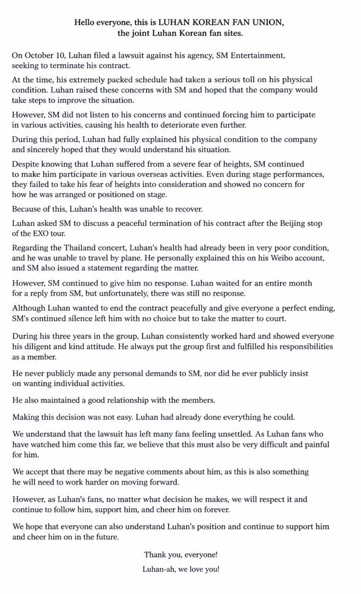 xiaollu777's tweet photo. sm trauma!

not sure why everyone’s bringing up luhan past and his exit from sm again in 2026, but at the time, relentless schedules, brutal training, constant travel, and no rest pushed his health beyond what his body could endure!

everything is summarized here   ↓ https://t.co/0PsxMkwkN6