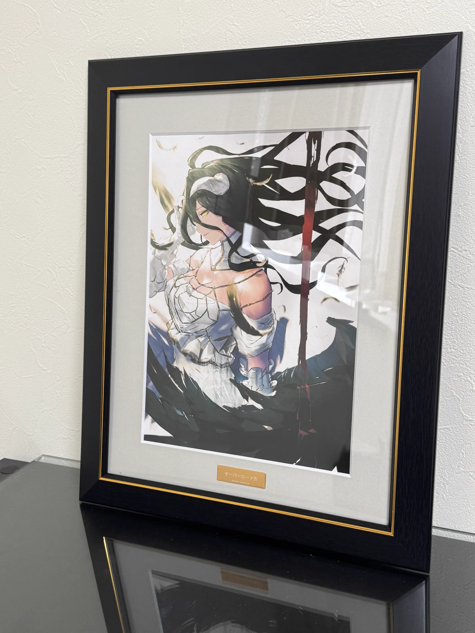 オーバーロードIV アルベド 複製原画 額装イラスト くじ引き堂 s賞 激レア ぱにお on X: 