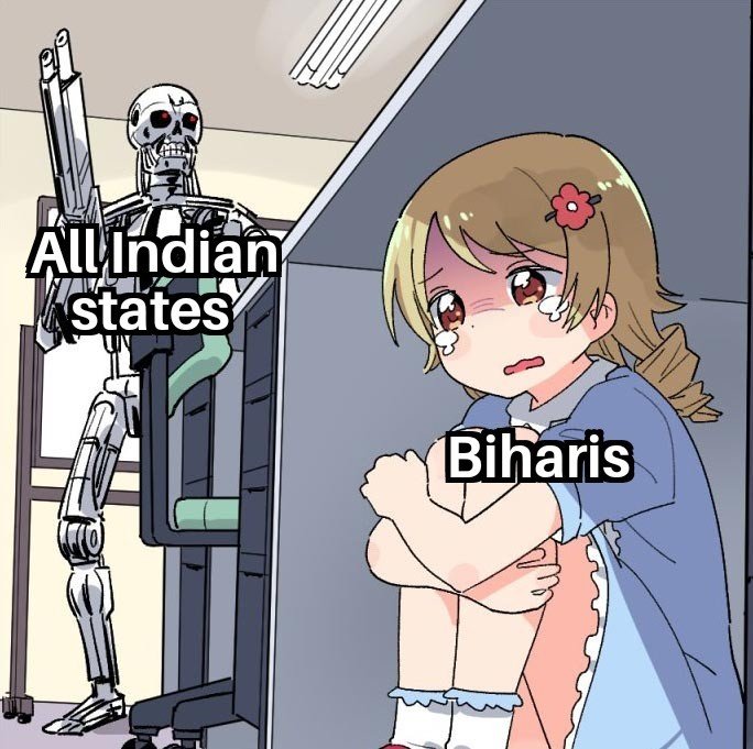 Marathisoul45's tweet photo. Bechare Biharis... 😭😭

#Bihar https://t.co/KSZGBMcCOi
