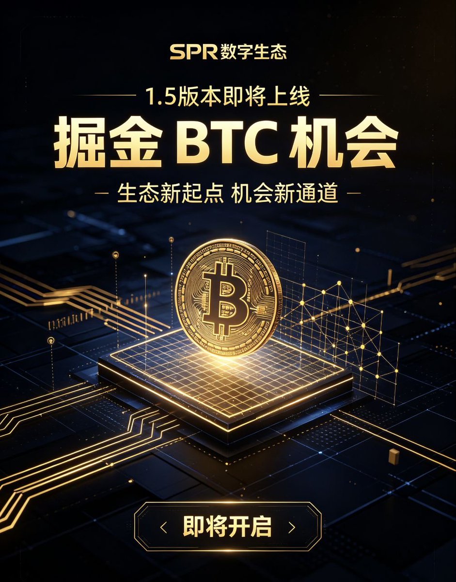 HHuachao's tweet photo. 破局改命，重启人生，翻身上岸。

SPR数字生态，1.5升级版10月1号正式上线。

全新生态迭代，掘金BTC机会正式开启。

技术全面升级，共建生态新征程。

聚力同行，共赴全新发展机遇。

TP钱包→发现→DAPP打开→复制链接
https://t.co/VOd9NBg8SH https://t.co/sP8UnYRp9h
