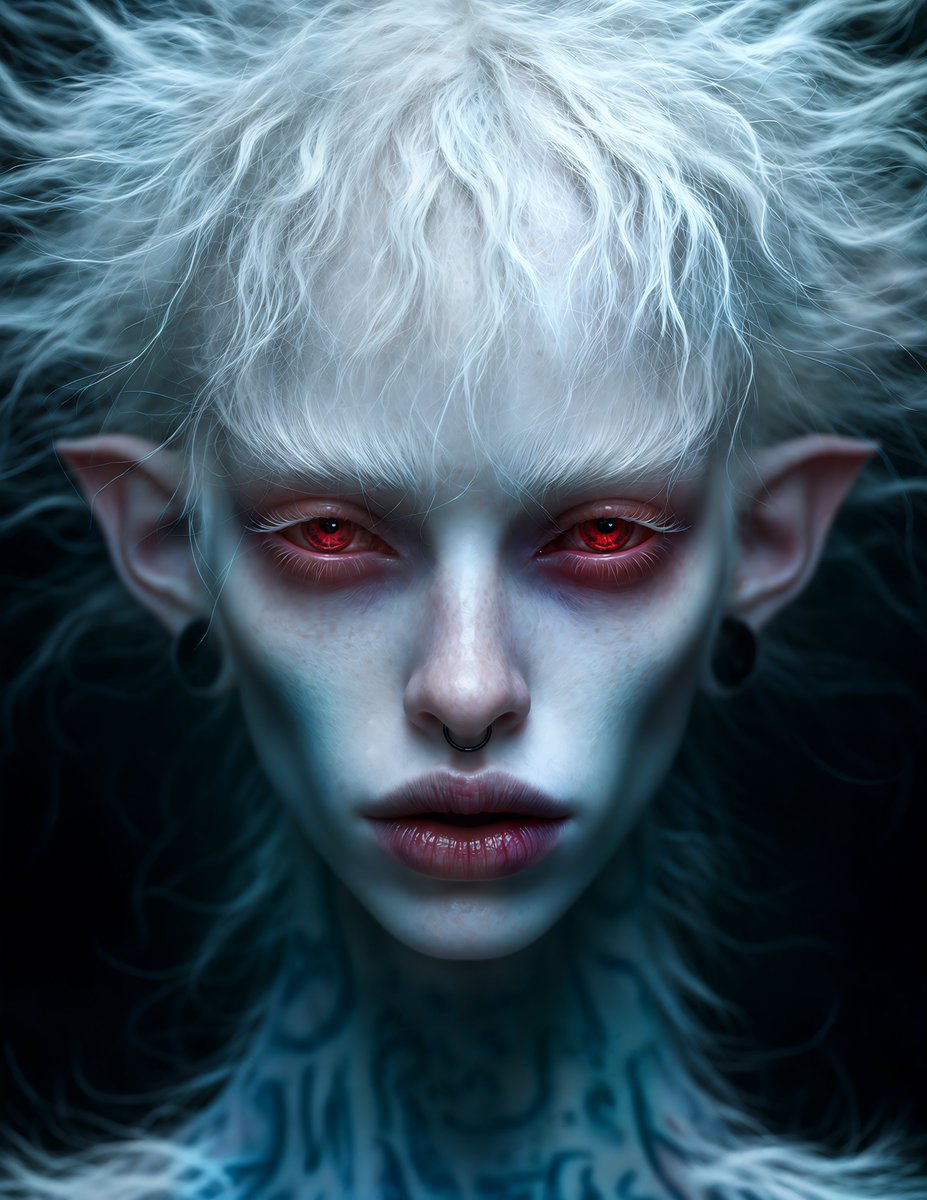 StaticWound_Leo's tweet photo. They feared what made me different, until I learned that their fear was never a measure of my worth. 🩸🤍

#AlbinoArt #DarkBeauty #Otherness #midjourney #midjourneyart #AIart️️️️️️️️️️️️️️️️️️️️️️️️️️️️️️️️️️️️️️️️️️️️️️️️️️️ https://t.co/QLH1JKw7Gg