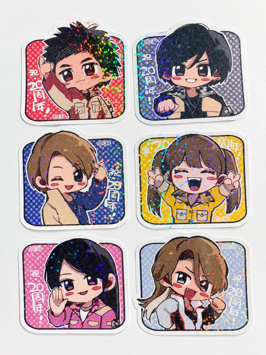 kuruko_1127's tweet photo. 昨日のイベントでキャストさん方にプレゼントさせていただいた自作ステッカーたち✨ https://t.co/Aj8TEb7poX