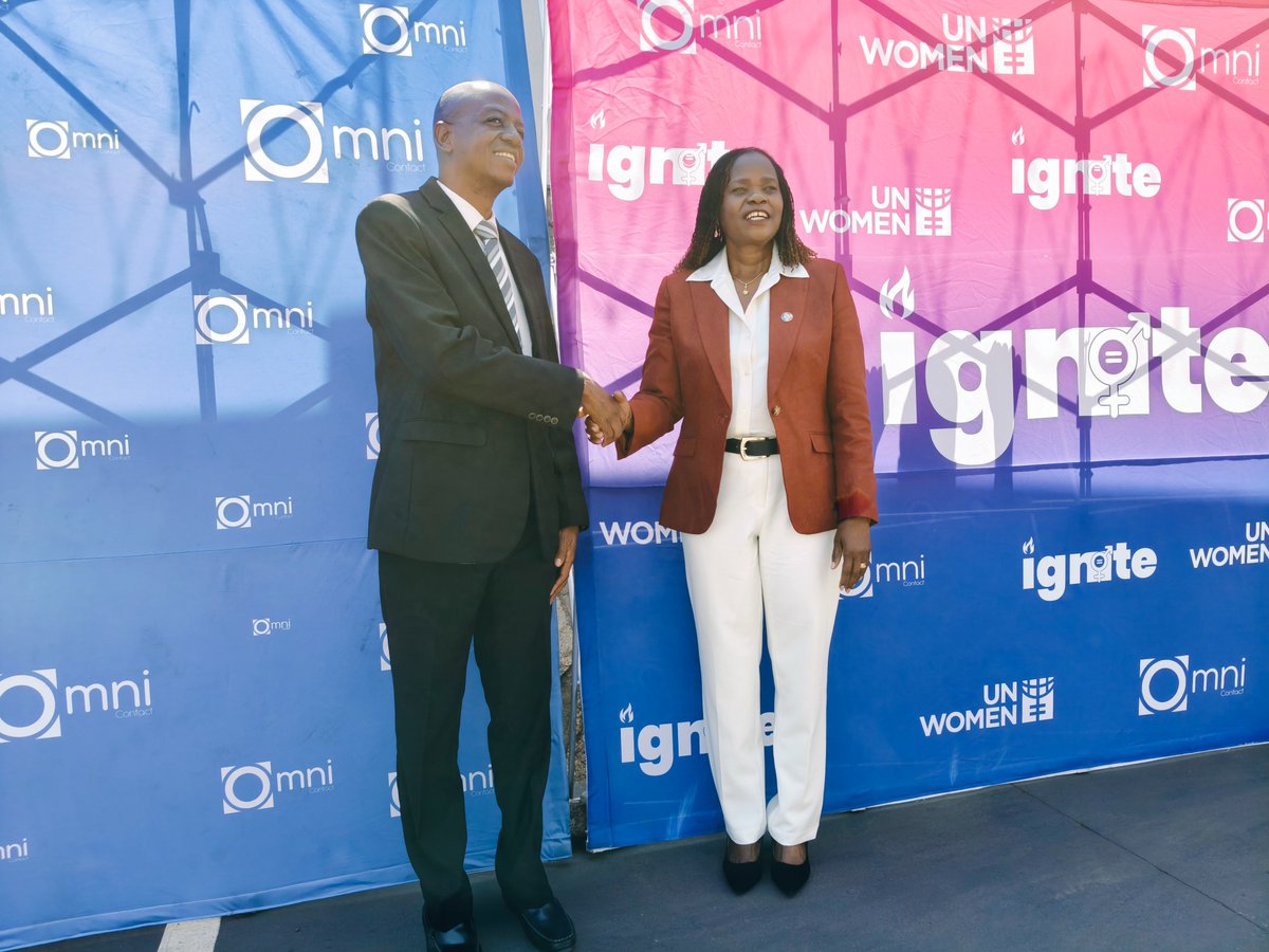 unwomenzw's tweet photo. Pursuing a Strategic Partnership with the #PrivateSector, @UN_Women RD @annamutavati met @omnicontact_bpo to advance Women’s Economic Empowerment, Gender‑Responsive Enterprise Development &amp; Digital Inclusion,  solidifying commitments to scale up collaboration. #GenderEquality https://t.co/LcpO1f3l1d