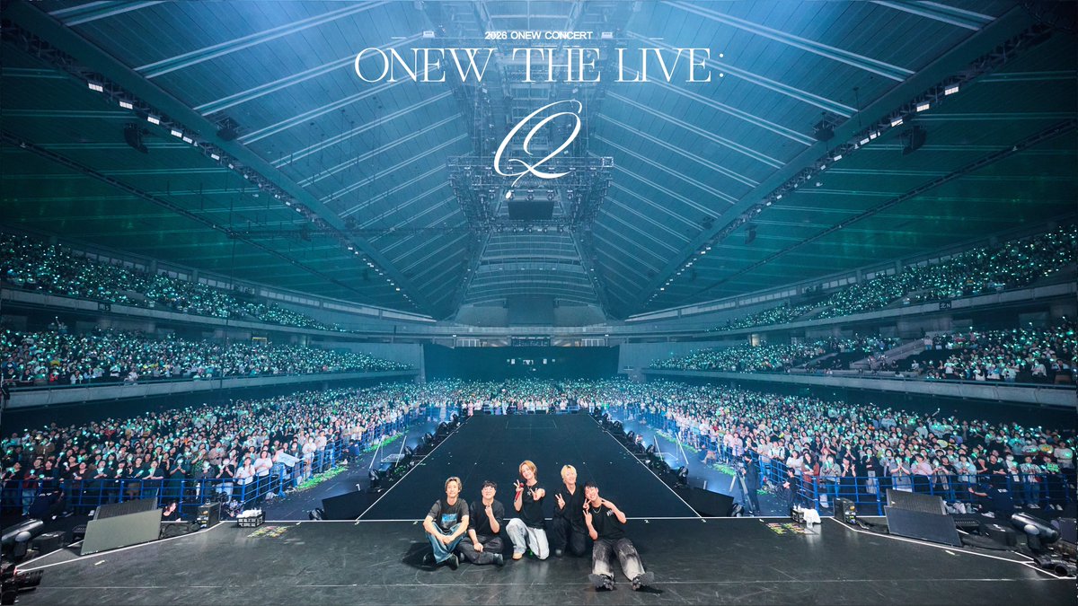 ONEW_JAPAN's tweet photo. ◸ 2026 ONEW CONCERT [ONEW THE LIVE : Q] IN JAPAN  ◿

🧩東京体育館DAY2🧩

JJINGGUのみなさん
ありがとうございました！
あっという間の２日間でしたね！

みなさんと一緒にいる輝く瞬間が
僕の原動力です♡
また次も「ただいま」「おかえり」しましょう✨

#온유 #ONEW #オンユ
#ONEWTHELIVE #ONEW_THE_LIVE_Q
@ONEW_GRIFFIN