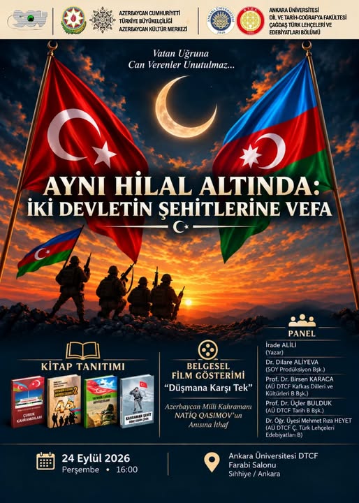 ucuncusayfa06's tweet photo. ŞEHİTLERE VEFA BULUŞMASI YARIN 

https://t.co/H0gL9gXkqh 

#Türkiye #Azerbaycan 
#ŞehitlereVefa https://t.co/q8YWLOJfM3