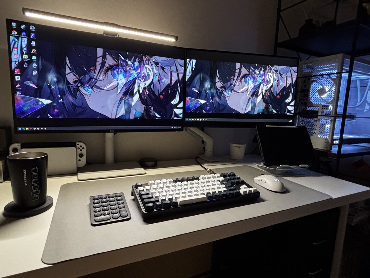 __enacha's tweet photo. だいぶ整ってきた
#desksetup https://t.co/GUeCMPm2kU