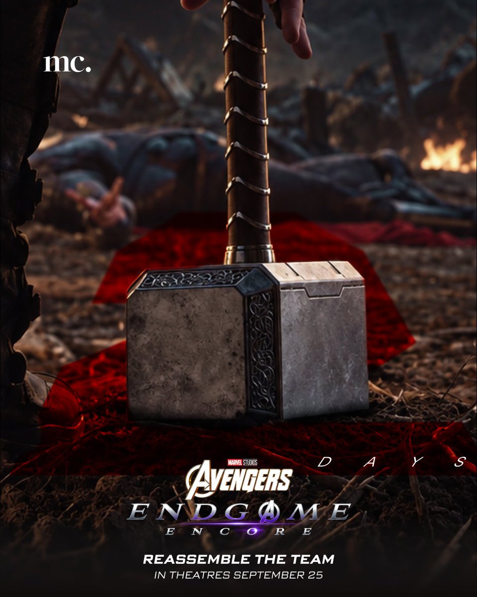 MarvelFansIN's tweet photo. 2 Days to Go ❤️🔥

#MarvelFansIndia #Avengersendgame https://t.co/Ho9XLvVgST