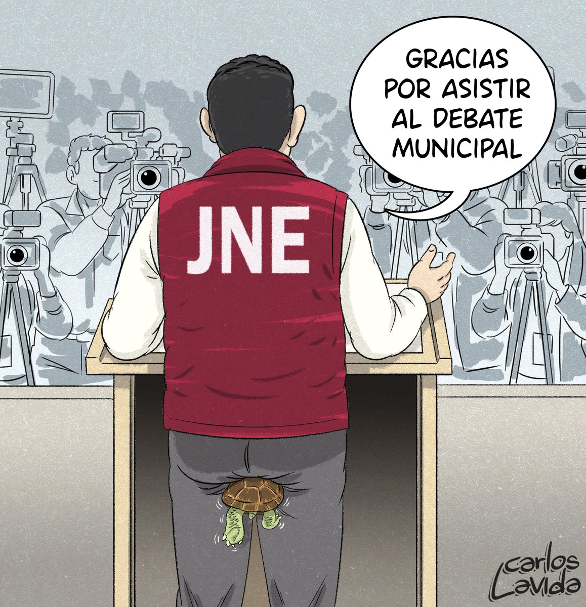 carlosLavida83's tweet photo. "Fin del debate"
🤦 El gran perdedor, sin duda, el JNE que cedió a toda amenaza. https://t.co/OJuI3ndEmn