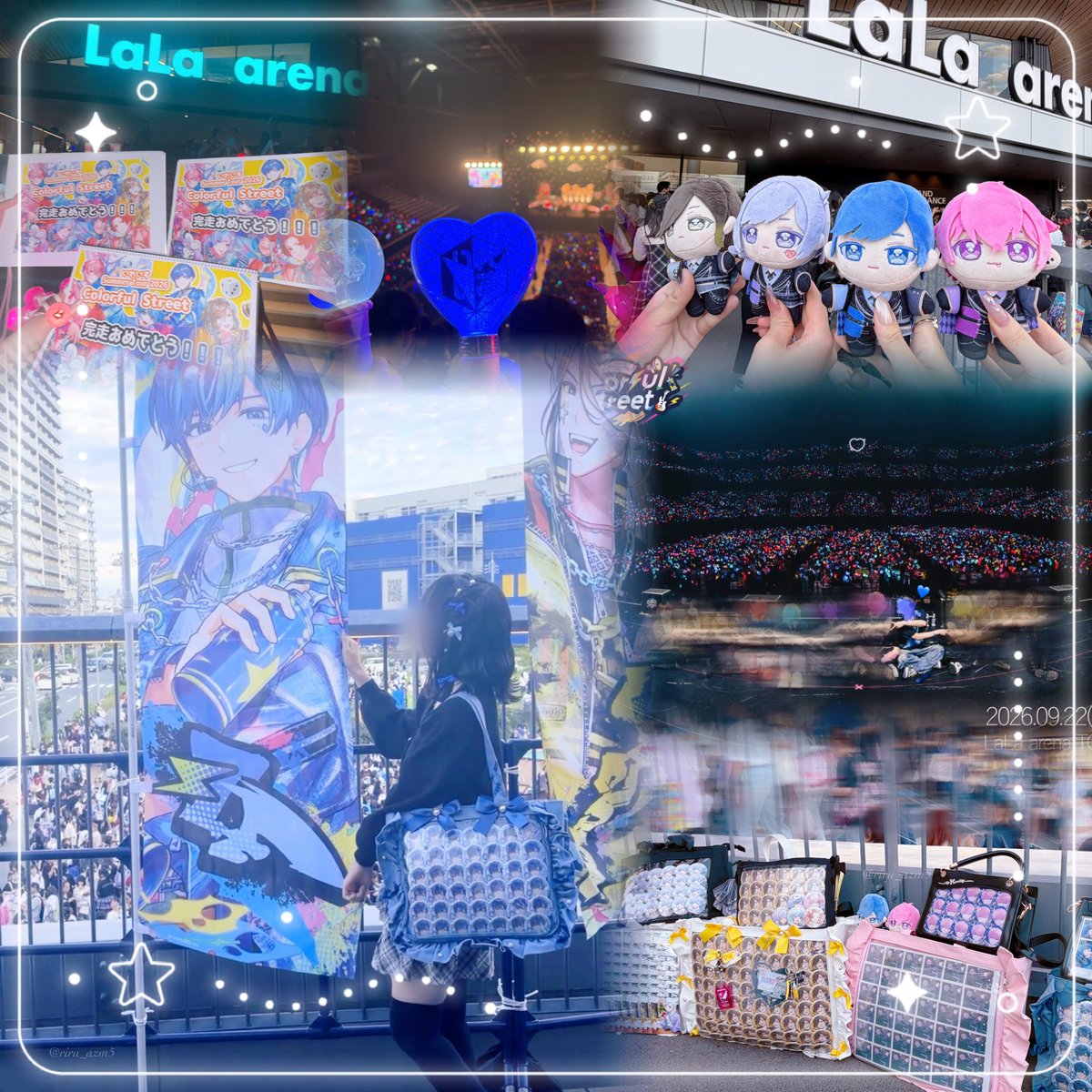 riru715123's tweet photo. 📍 𝐿𝑎𝐿𝑎 𝑎𝑟𝑒𝑛𝑎 𝑇𝑂𝐾𝑌𝑂-𝐵𝐴𝑌
真上ど真ん中から見たペンラの海は一生忘れない思い出、次また会える日まで＿＿

 #全国いれいす色大作戦 
 #いふ民の乾杯挨拶 https://t.co/ZDl6apIhh5