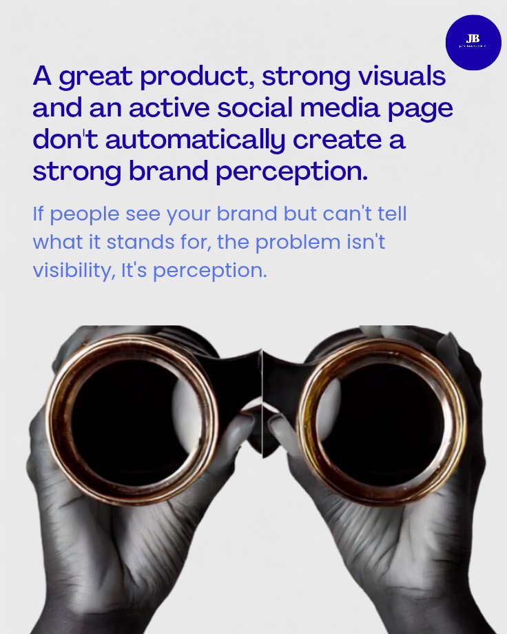 Jbcommshq's tweet photo. What people think about your brand is rarely based on one thing.

At J&amp;B Communications, we help brands bring clarity to how they communicate and how they want to be perceived.

Send us a DM to start a conversation. https://t.co/fIStDxrUDH