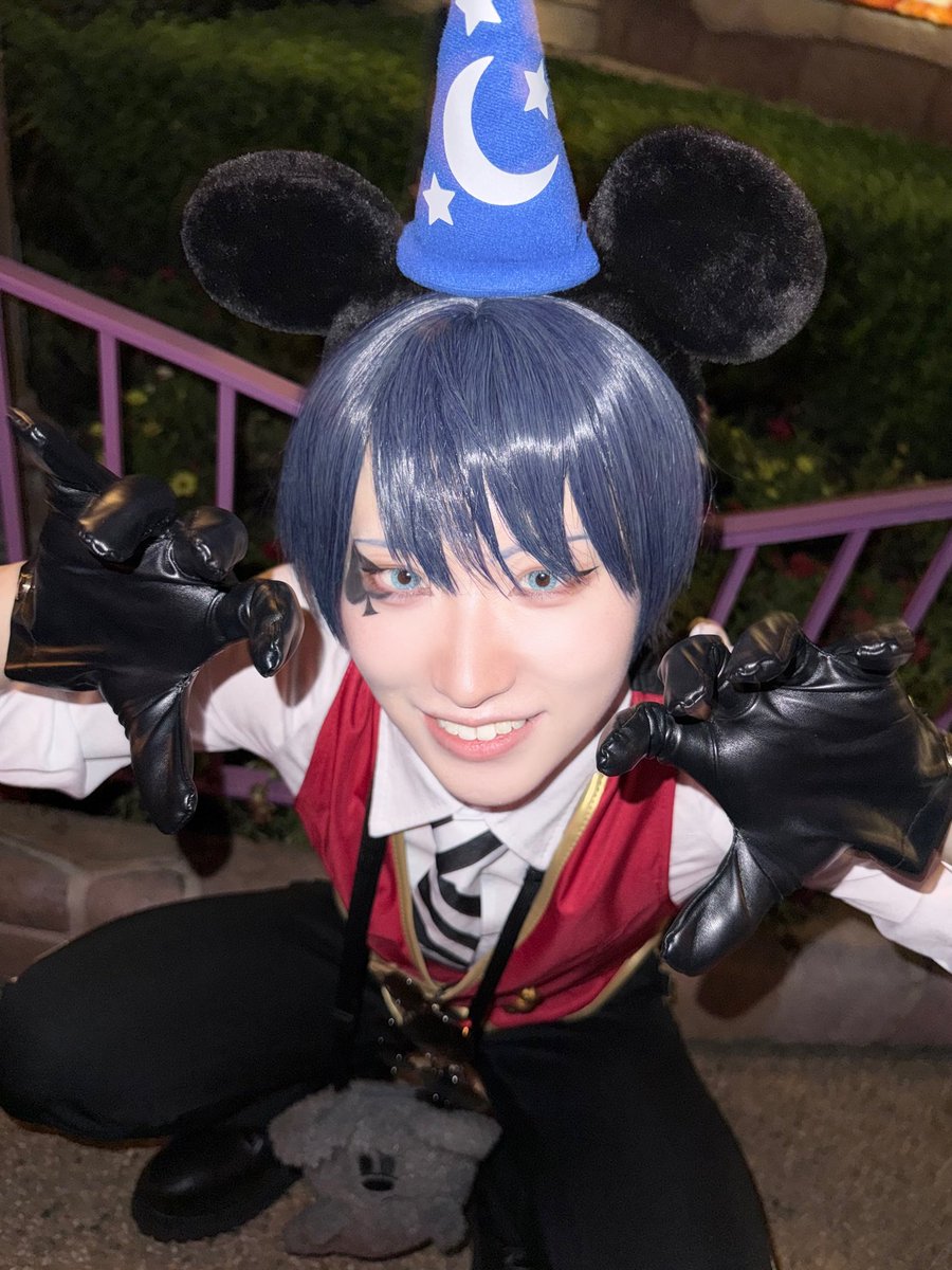 8_hc_eit's tweet photo. マブで🏰に行ってきました！♠️♥️

#Dハロ仮装2026 
#Dハロツイステ https://t.co/MJeXV8uVtq