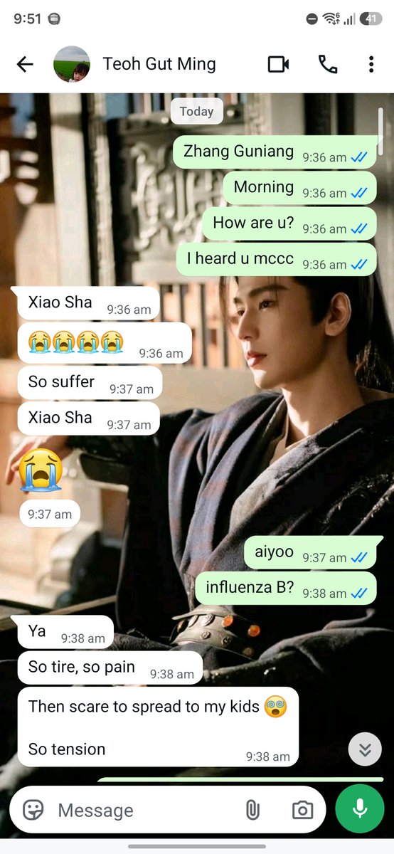 NSakinahQ's tweet photo. We are so into Cdrama...speedy recovery Zhang Guniang! 🥹 https://t.co/or0tw4mx55