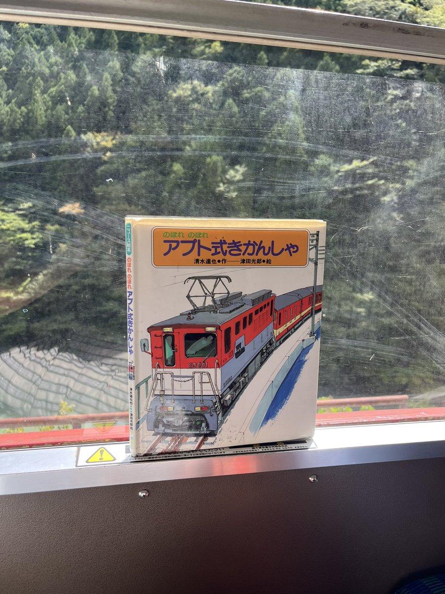 hello_world0730's tweet photo. 唯一晴れた昨日は日本で唯一のアプト式鉄道！
午前中トビー号にも乗ったので、一日ずっと鉄道に乗っていた...🚃 https://t.co/12oxV0wNyM
