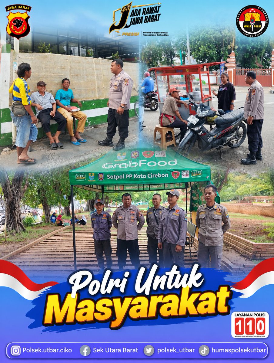 polsek_utbar's tweet photo. Polri Untuk Masyarakat 
Anggota Polsek Cirebon Utara Barat melakukan Patroli Dialogis sekaligus menyerap informasi seputar kamtibmas https://t.co/wJkt5rBSBx