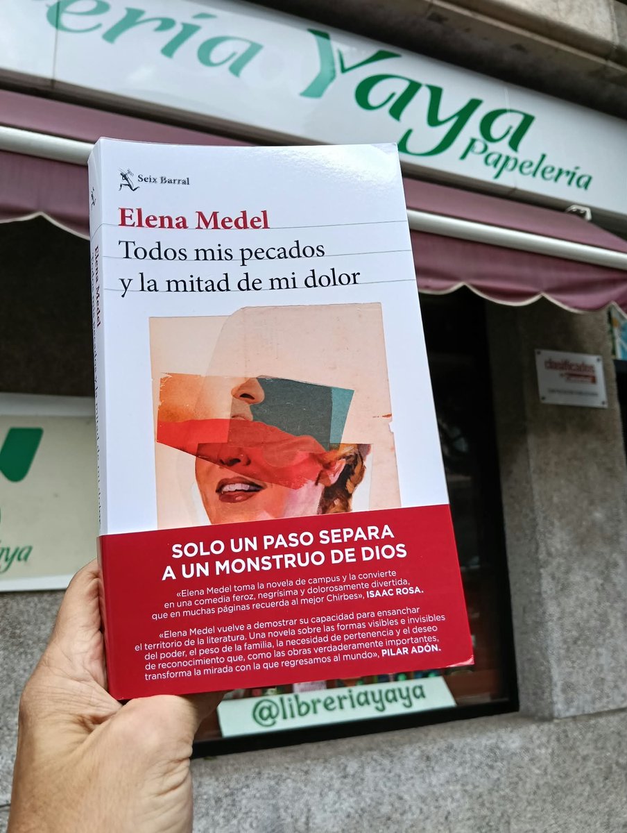 LibreriaYaya's tweet photo. #todosmispecadosylamitaddemidolor @medelelena @seix_barral
Solo un paso separa a un monstruo de Dios
#libreriayaya #arucas #laspalmasdegrancanaria https://t.co/XKeJJ6fRAS